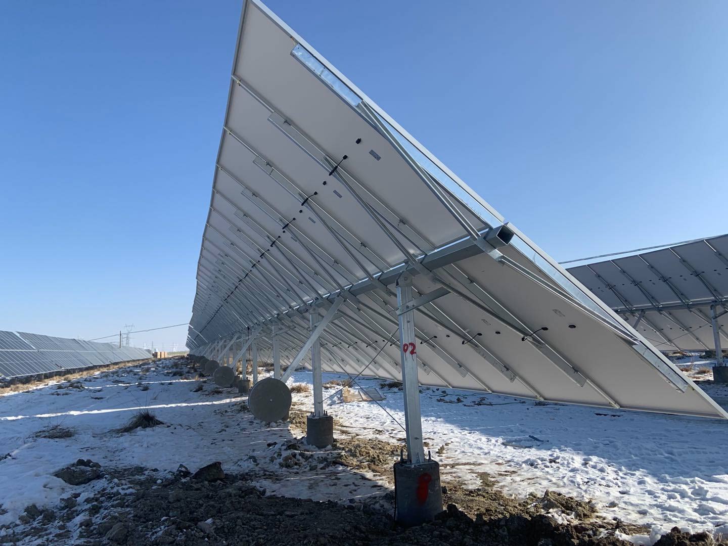 Adjust Ground Solar Panel Structure