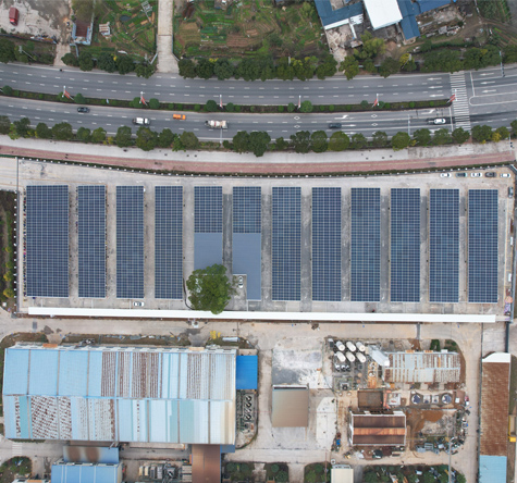 O projeto de estacionamento fotovoltaico GOLDEN DRAGON RARE-EARTH.